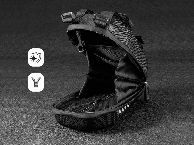 Etui wodoodporne sakwa na hulajnogę uchwyt na ramę RockBros B62 Czarne