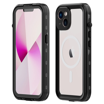 Alogy Waterproof Case IP68 Case s Clear Back 360 Armor Case pre MagSafe pre Apple iPhone 14