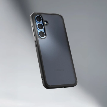 Kryt na telefon Spigen Ultra Hybrid pro Samsung Galaxy S25, mrazuvzdorný, černý