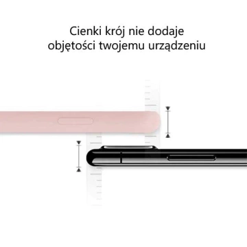 Silikónový obal na telefón Mercury pre iPhone 14 Pro ružový pieskový/ružový pieskový