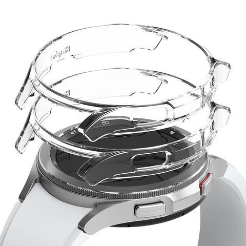 Balení po dvou kusech Ringke Slim pro Samsung Galaxy Watch 4 Classic 42 mm čiré