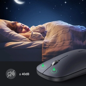 Mouse UGREEN handy wireless USB black (MU001)