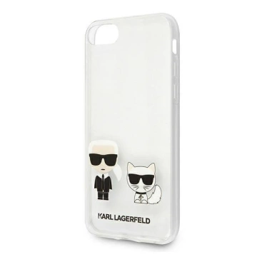 Protective phone case Karl Lagerfeld KLHCI8CKTR for Apple iPhone 7/8/ SE 2020/2022 hardcase Transparent Karl