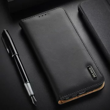 Dux Ducis Hivo protective case for Samsung Galaxy S23 flip cover wallet stand RFID blocking brown