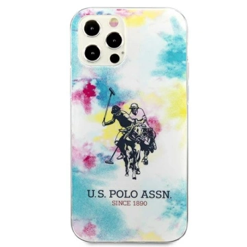 Sada na telefón US Polo USHCP12LPCUSML do viacfarebnej kravaty Apple iPhone 12 Pro Max