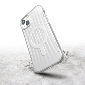 Raptic Clutch Built Case for iPhone 14 Plus with MagSafe transparent back cover