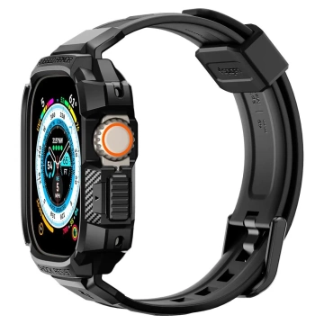 Spigen Rigged Armor "PRO" Strap with Protective Case for Apple Watch Ultra 49mm Black