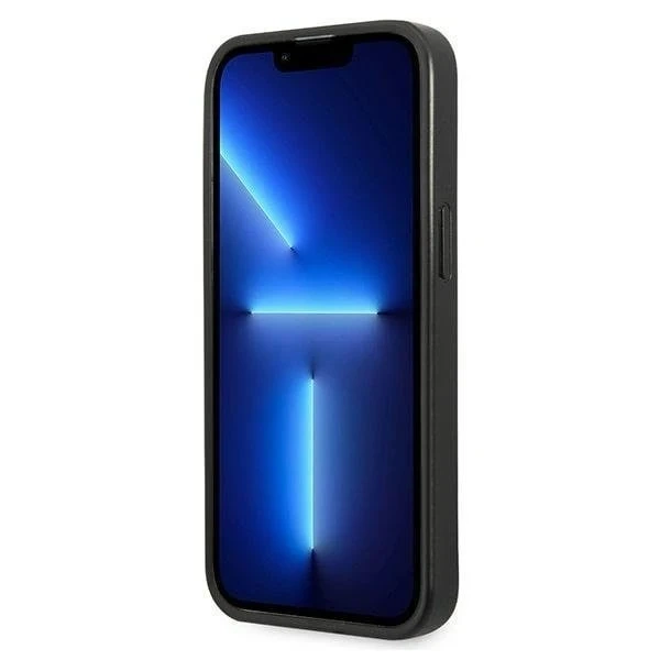 Ochranné puzdro na telefón Karl Lagerfeld KLHCP13LMNMP1K pre Apple iPhone 13 Pro / 13 6,1" pevné puzdro čierne/čierne Monogram Plaque