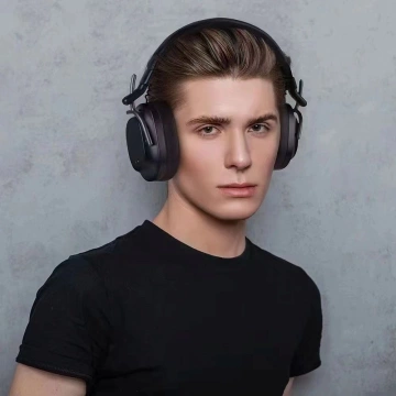 Бездротові накладні навушники Forcell F-Audio ANC Pro Sound Craft чорного кольору