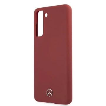 Etui Mercedes MEHCS21SSILRE do Samsung Galaxy S21 G991 pevné pouzdro Silicone Line