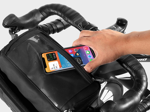 Case bag bicycle pannier bicycle holder Wildman Bag GS6 4l 7 inches Black