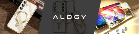 Чохол MagSafe для Apple iPhone 16 Pro Max Alogy Glamour Luxury Ring Housing Gold-Transparent