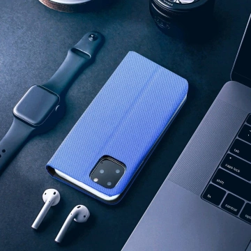 SENSITIVE Book Holster Case for Xiaomi Redmi Note 14 Pro Blue Stand