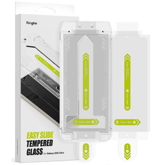 Szkło hartowane Ringke Easy Slide 2-pack do Samsung Galaxy S24 Ultra Clear
