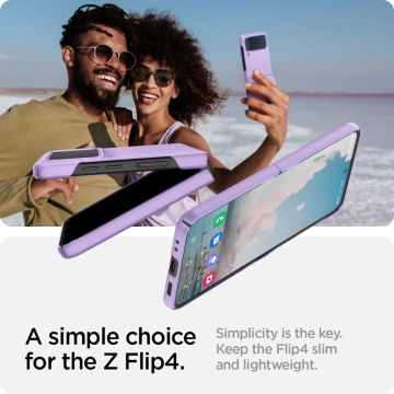 Чохол Spigen AirSkin для Samsung Galaxy Z Flip 4 Rose Purple