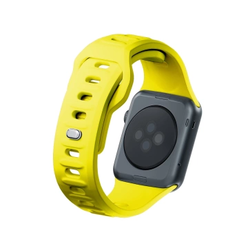 Pasek do smartwatcha 3mk силіконовий ремінець для Apple Watch 42/44/45/49 мм жовтий