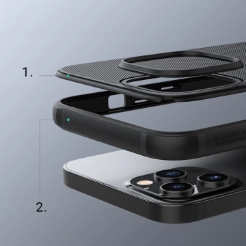 Чохол Nillkin Super Frosted Shield toughened для iPhone 13 Pro Max синій