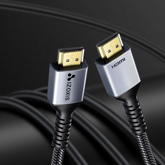 2m kabel.Nylonové opletení.Vyztužený HDMI 8K 60Hz 48Gbps 2.1 High Speed