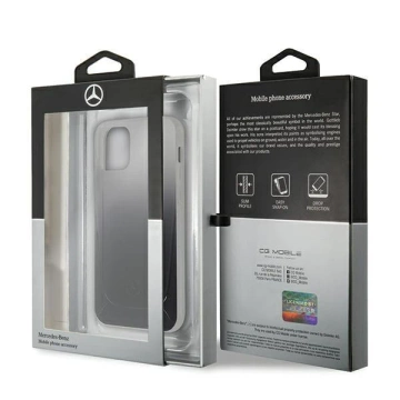 Захисний чохол Mercedes MEHCP12SARGBK для Apple iPhone 12 Mini 5.4" black/black hardcase Transparent Line