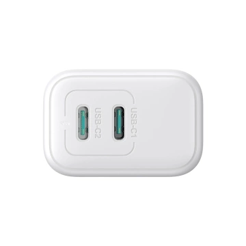 Sieťová nabíjačka Joyroom 2x USB-C 20W PD / QC 3.0 - biela