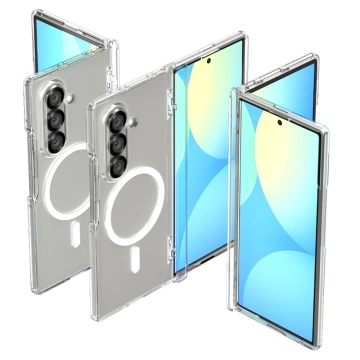 Etui Spigen Ultra Hybrid Pro MagSafe Galaxy Z Fold 7 Clear/White