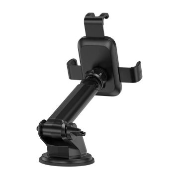 Vention KCOB0 Automatischer Autotelefonhalter mit Saugnapf, Schwarz