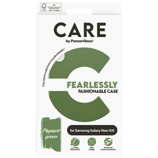 Samsung Galaxy A16 Case | A16 5G CARE by PanzerGlass® Fashionable Case Green