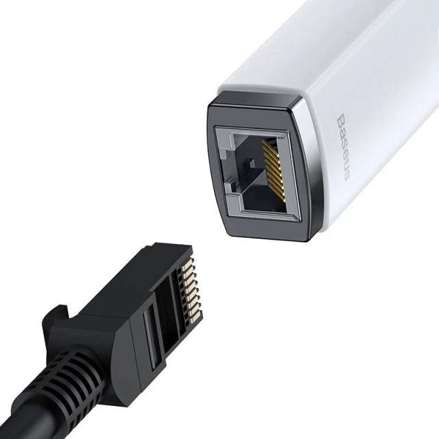 USB-C-zu-RJ45-Netzwerkadapter der Baseus Lite-Serie (weiß)