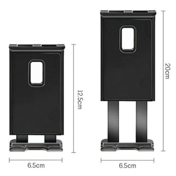 Alogy univerzálny držiak do auta na čelné sklo, palubná doska na telefón, tablet 11" Black Car nabíjačka