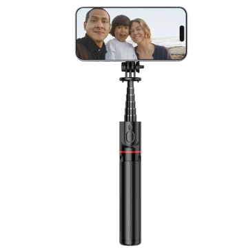 Selfie Stick L06S Magsafe Bluetooth statyw Stativ Black