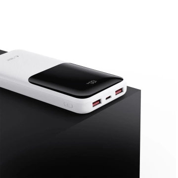 Powerbank Tech-Protect PB01 10000mAh 22.5W Biały USB-A USB-C