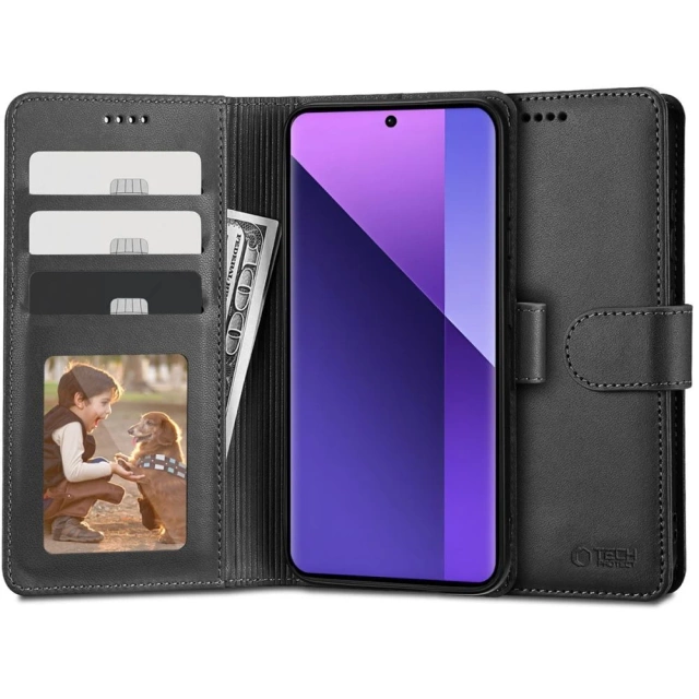 Wallet case for Xiaomi Redmi Note 13 Pro Plus 5G Black