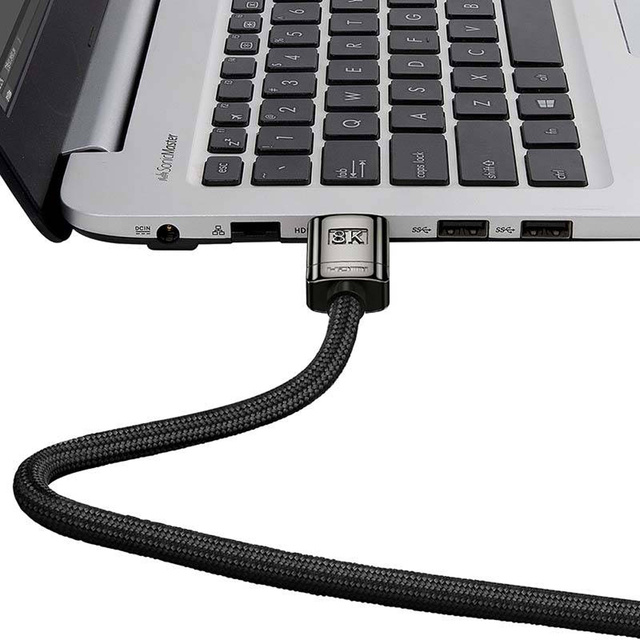 Kabel 2m Baseus High Definition Serie HDMI 2.1 8K 60Hz 3D HDR 48Gbps Czarny