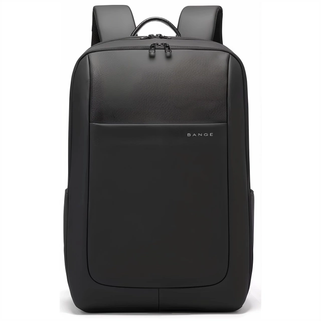 Bange Waterproof Backpack Laptop Bag 15.6" City Travel 46x30x16 cm for Work School Plane Men's Women's Black