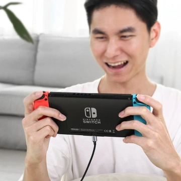 Кутовий кабель Ugreen USB Type C - USB Type C Power Delivery 60W 20V 3A 1m Чорний/Сірий (US255 50123)