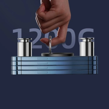 Multifunkční magnetický držák do auta s kroužkovým držákem na telefon Joyroom kit černý (JR-ZS294)