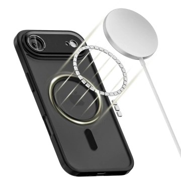 Etui Tech-Protect MagCam MagSafe do iPhone 17 Air, czarny mat