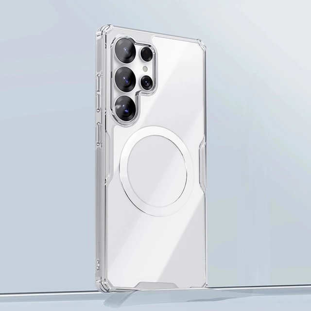 Hülle für Samsung Galaxy S25 Ultra Nillkin TPU Pro MagSafe Weiß