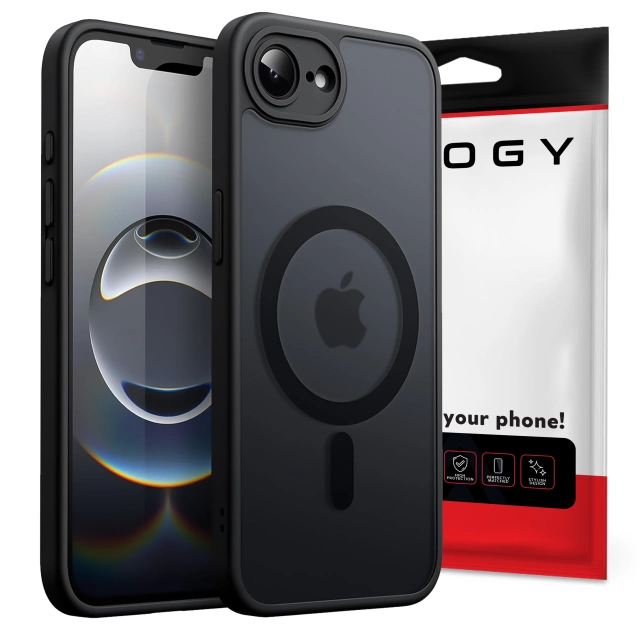 Puzdro pre Apple iPhone 16 Pro Max Alogy Anti-Shock Hybrid Case pre MagSafe Transparent