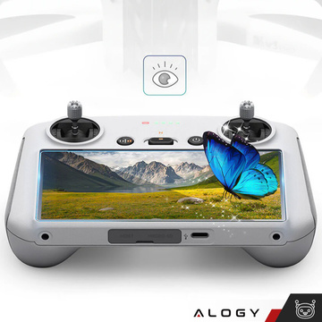 2x загартоване скло для DJI RC / DJI RC 2 - DJI Mini 4 Pro / Air 3 для Drone Screen Protector Alogy Screen Protector PRO