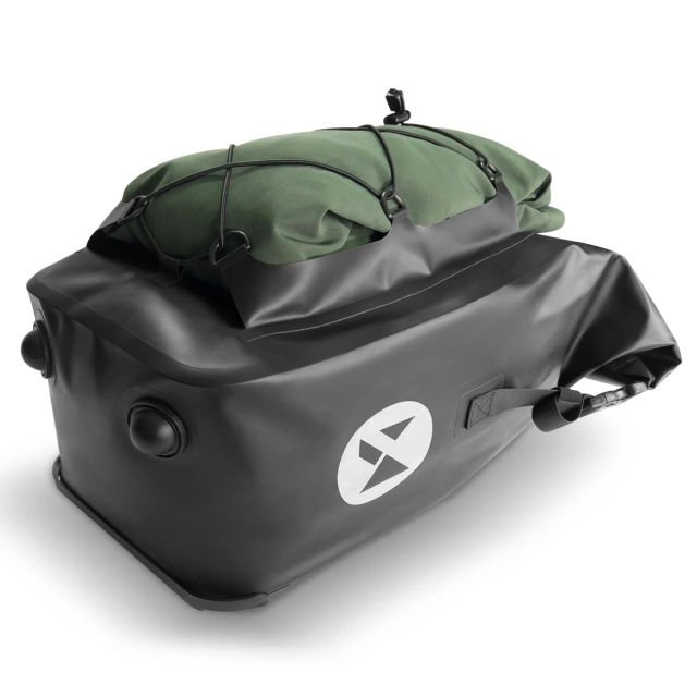 Wozinsky wasserdichte Fahrradtasche 25l schwarz (WBB24BK)