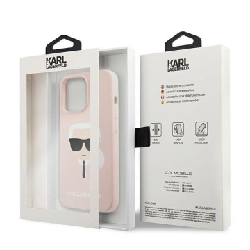 Чохол Etui Karl Lagerfeld KLHCP13LSLKHLP для iPhone 13 Pro / 13 6,1" Hardcase Silicone Karl`s Head