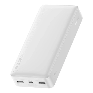 Powerbanka Baseus Bipow 20000mAh, 2xUSB, USB-C, 15W (biela)