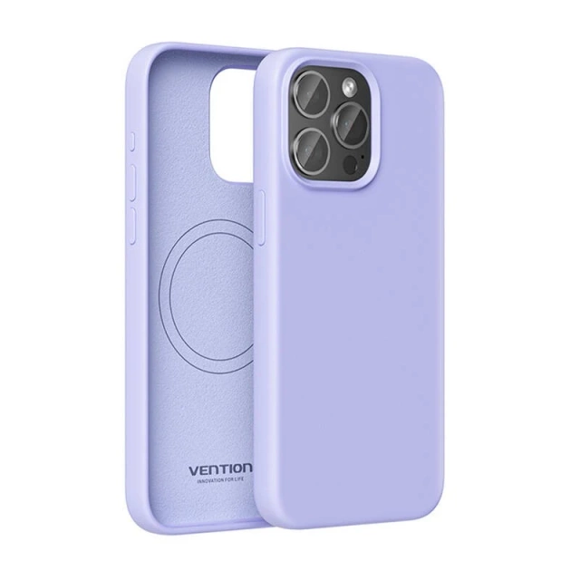 iPhone 15 Pro Max Vention MagSafe Protective Case Purple Lavender