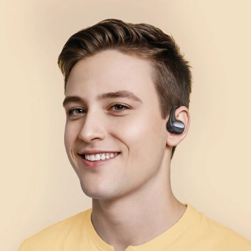 Slúchadlá Hoco EA4 TWS čierne Bluetooth 5.3 s puzdrom 500 mAh