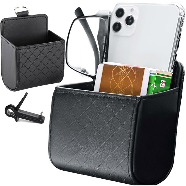 Držiak organizéra na mriežku do auta box na háčik na mriežku do auta Alogy Car Air Vent Black