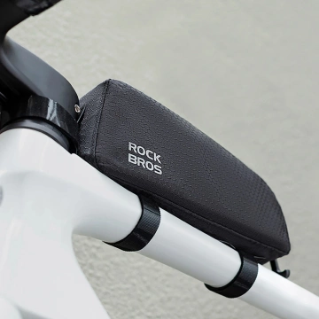 Rockbros 0.9l Waterproof Top Tube Frame Bag - Black