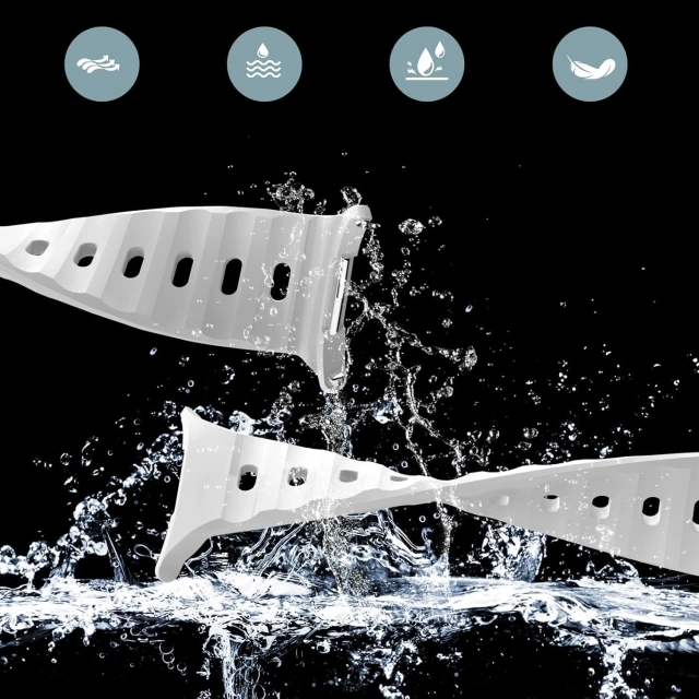 Ремінець для смарт-годинника Ремінець для годинника Samsung Galaxy Watch Ultra 47 мм, білий