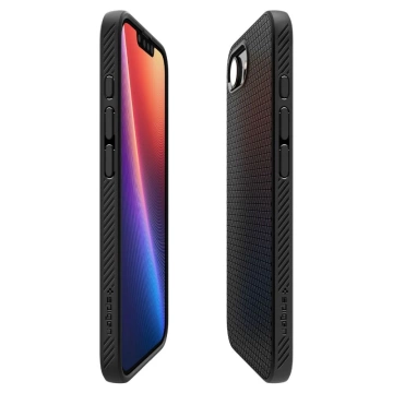Чохол для iPhone 16e Spigen Liquid Air Mag MagSafe Matte Black