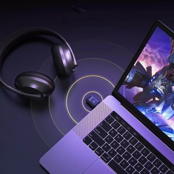 Ugreen BT501 USB-C Bluetooth 5.3 audio adaptér s aptX vysílačem - černý